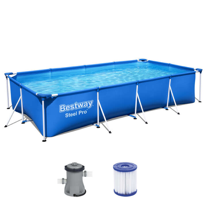 Bestway Steel Pro Pool-Set 400x211x81 cm Bestway Steel Pro Pool-Set 400x211x81 cm